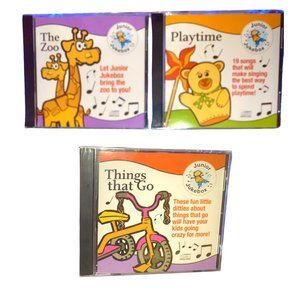 Junior Jukebox Audio CDs Sing-Along Songs Playtime The Zoo Things That Go